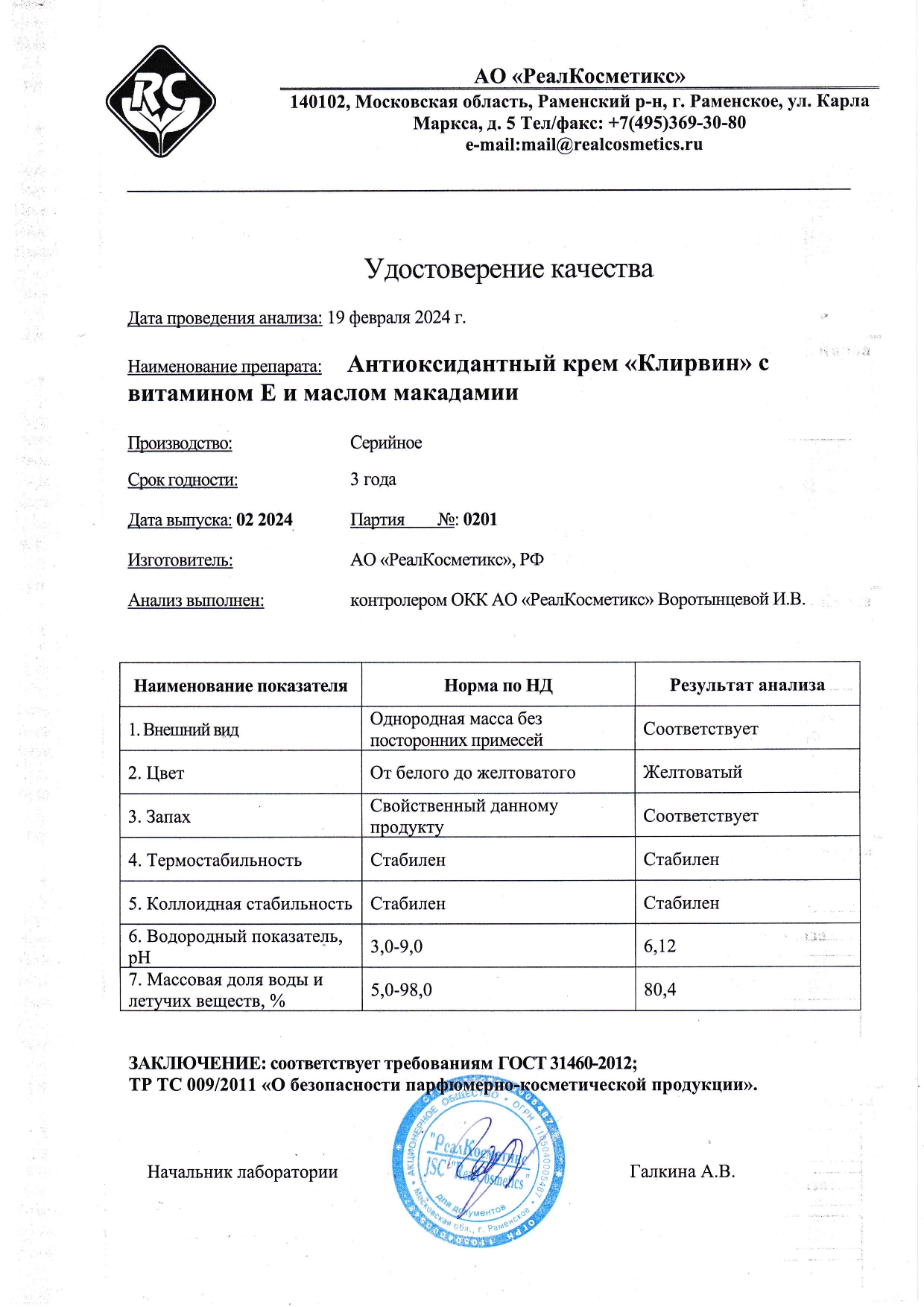 Паспорт №0220240201
